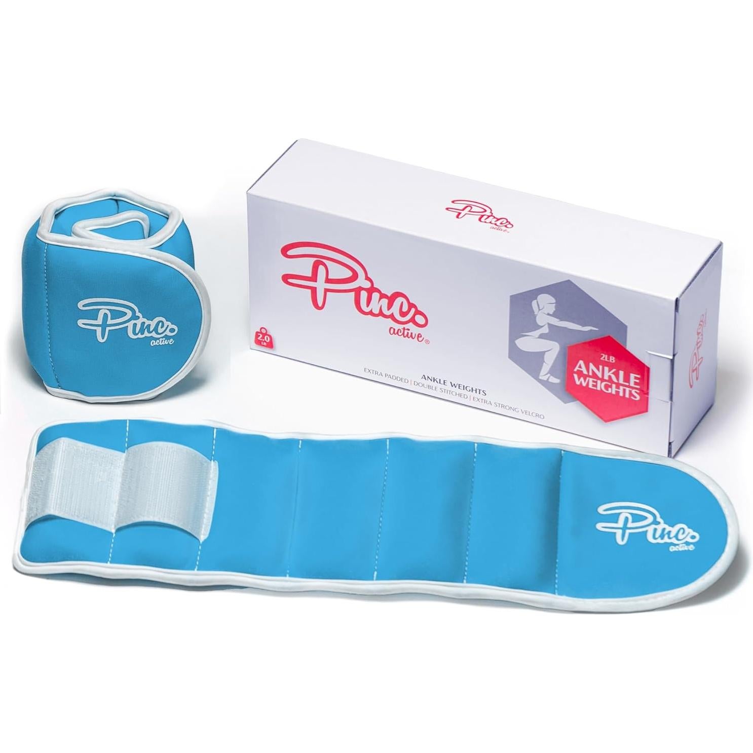 HEALTHYMODELLIFE Ankle Weights Set - 0.5lb, 1lb, 2lbs, 3lbs, 4lbs, 5lbs, 8lbs and Adjustable Sets - for Women, Men and Kids