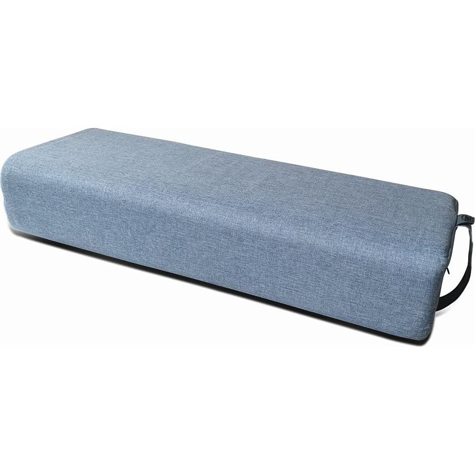 Almohada de Yoga NGT - Cojín Rectangular Lavable 60x25cm