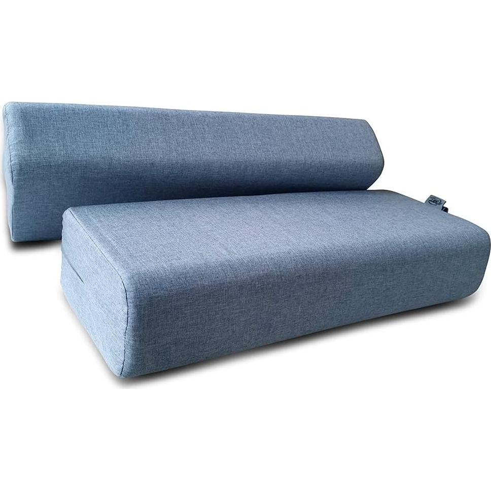 Almohada de Yoga NGT - Cojín Rectangular Lavable 60x25cm