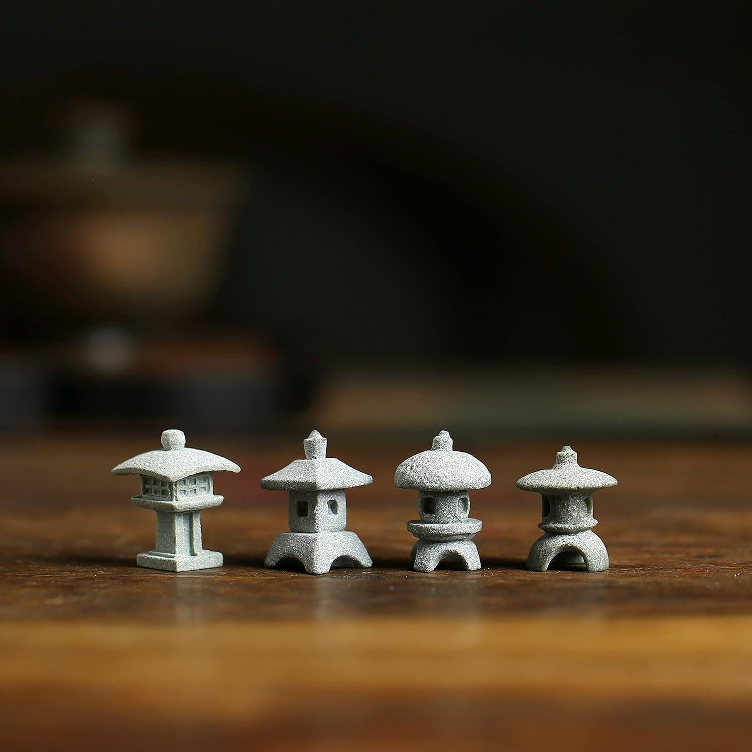 Figuritas Miniatura Pagoda Japonesa Sdeetesamjun - 4 Arenisca