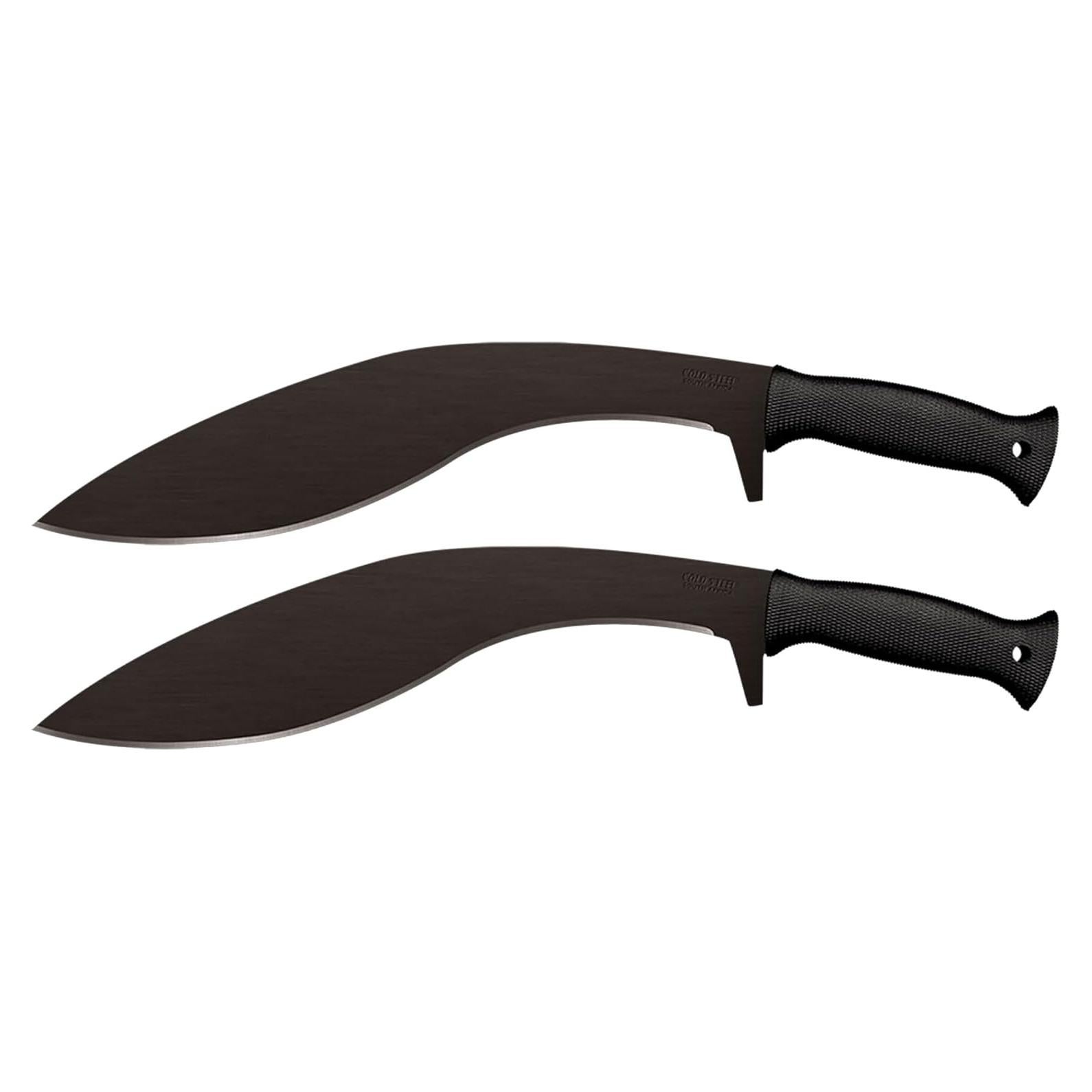 Machete Táctico Cold Steel Kukri Plus 33 cm con Funda - 2 Paquetes