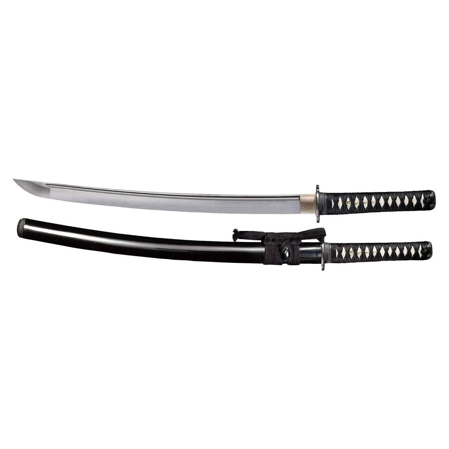 Katana Cold Steel Guerrero 53.34cm Acero Carbono Piel Raya