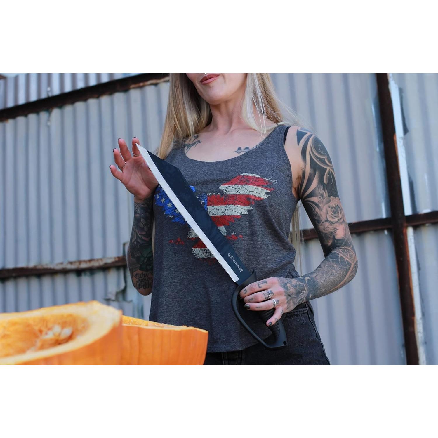 Machete TRS Buccaneer 50.8 cm con Funda GRN Negra