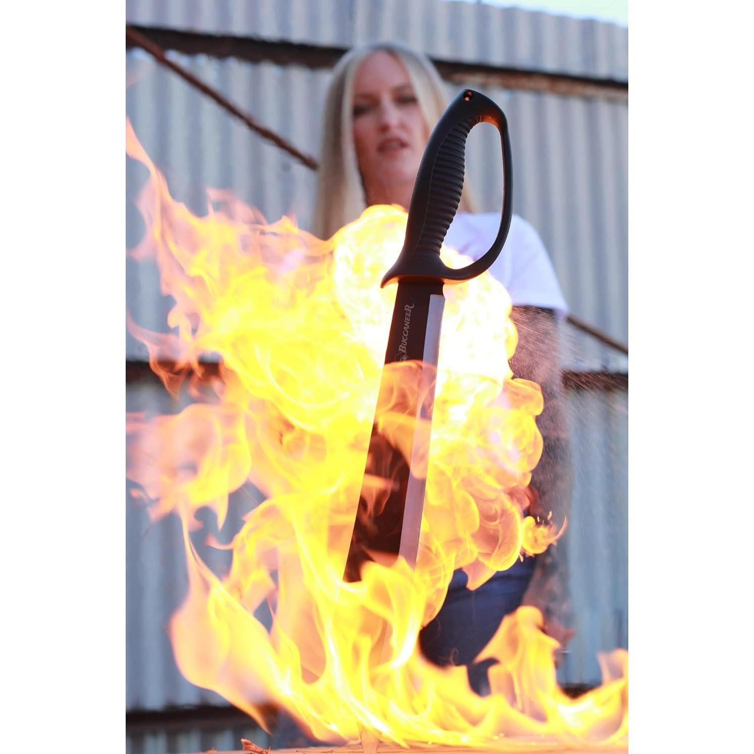 Machete TRS Buccaneer 50.8 cm con Funda GRN Negra