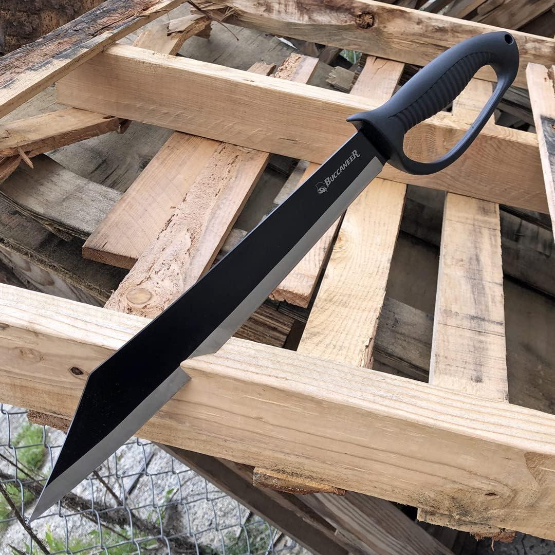 Machete TRS Buccaneer 50.8 cm con Funda GRN Negra