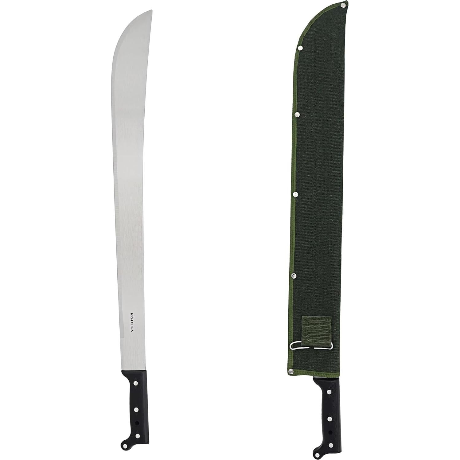 Machete Zenport MP24 con funda, hoja de acero al carbono 61 cm