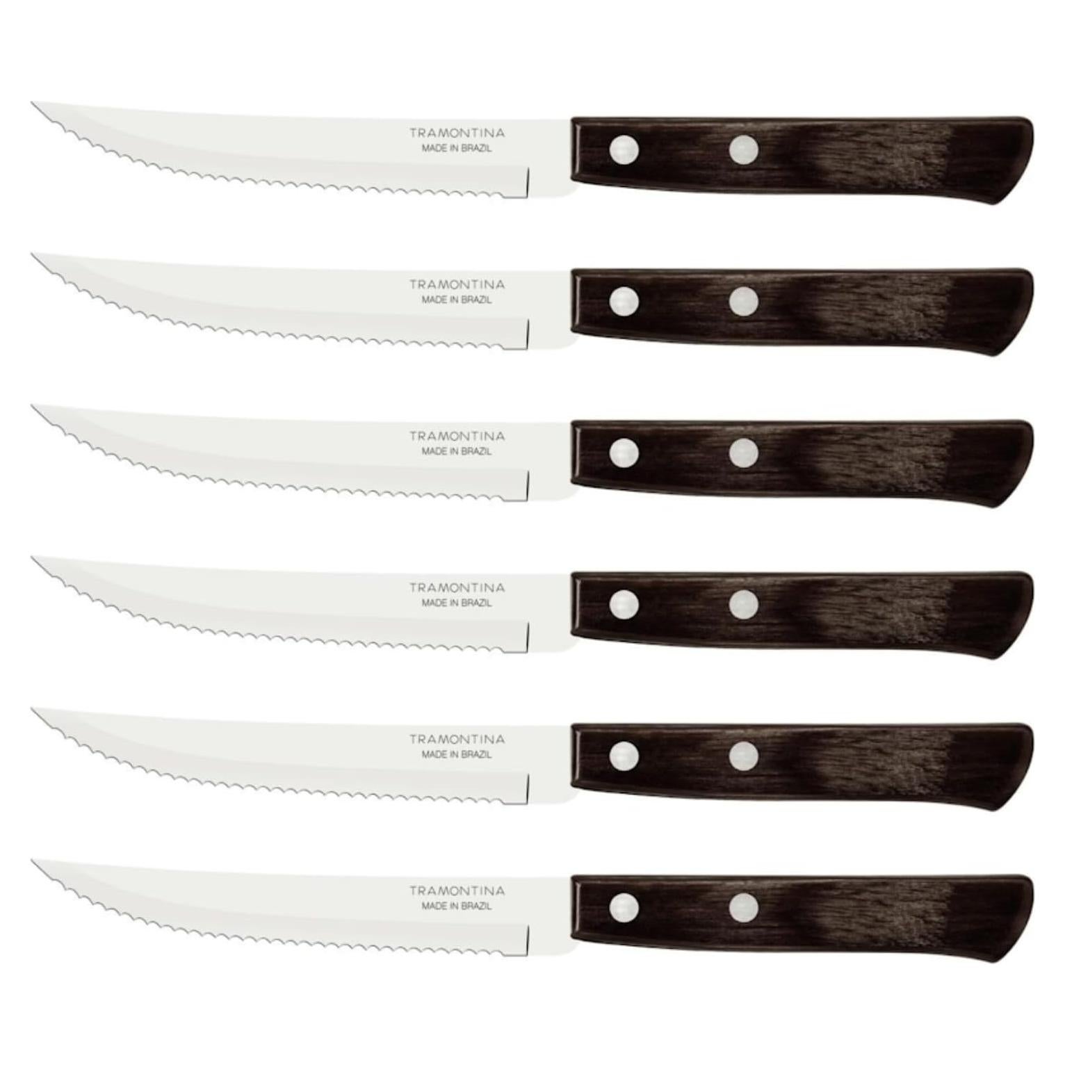 Juego de cuchillos Tramontina 29899/155, acero inoxidable, 4 piezas