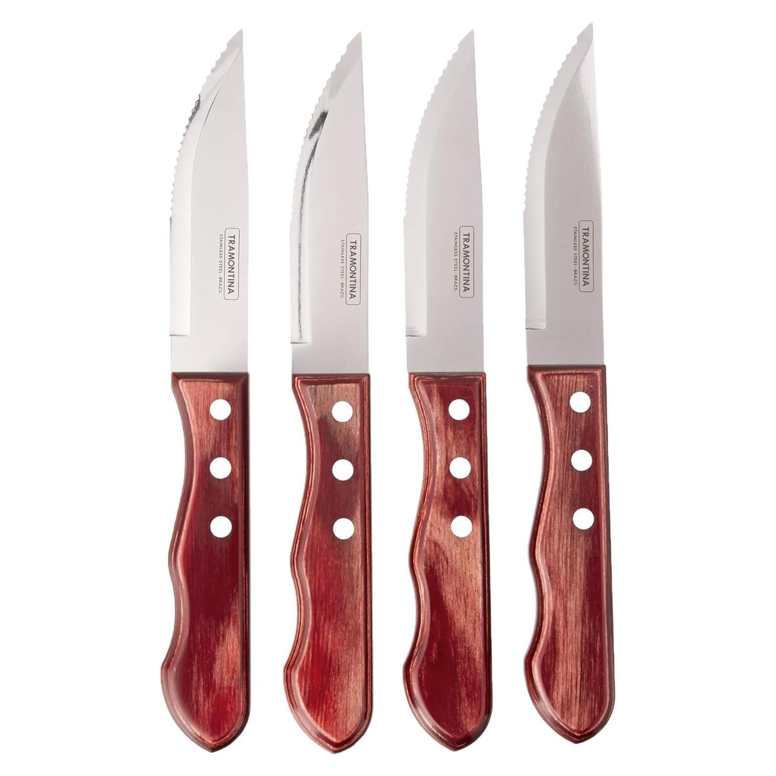 Juego de cuchillos Tramontina P-501DS 4 piezas acero inoxidable
