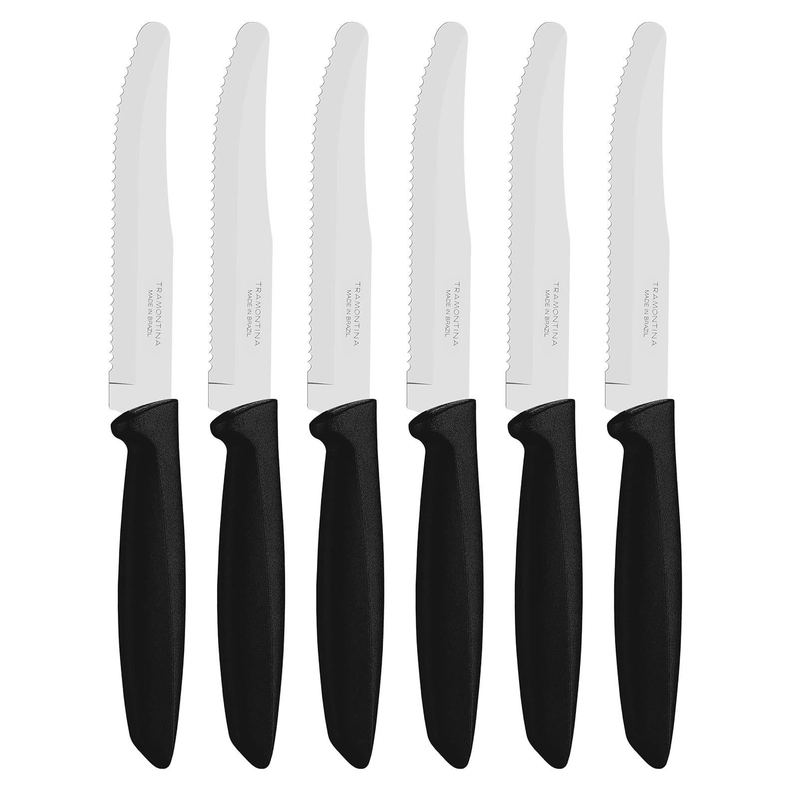 Juego de cuchillos de cocina Tramontina 6 piezas acero inoxidable