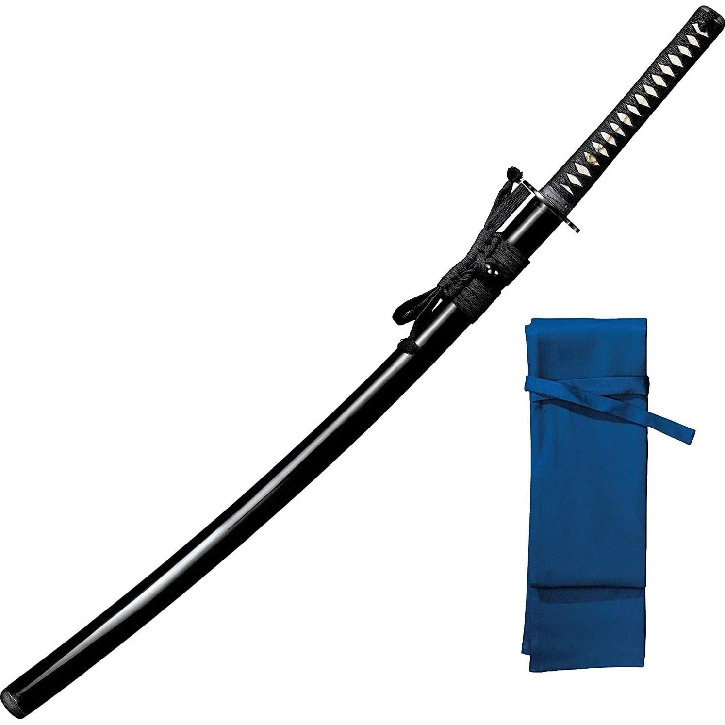 Katana Cold Steel Guerrero 88BKW, Hoja 74.3 cm, Mango Piel Raya