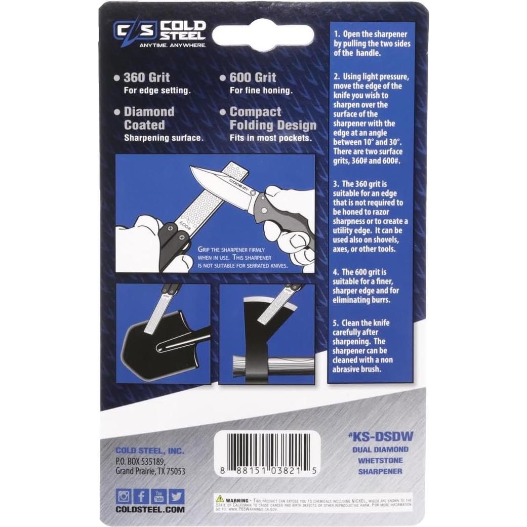 Afilador de cuchillos doble cara Cold Steel CS-KS-DSDW