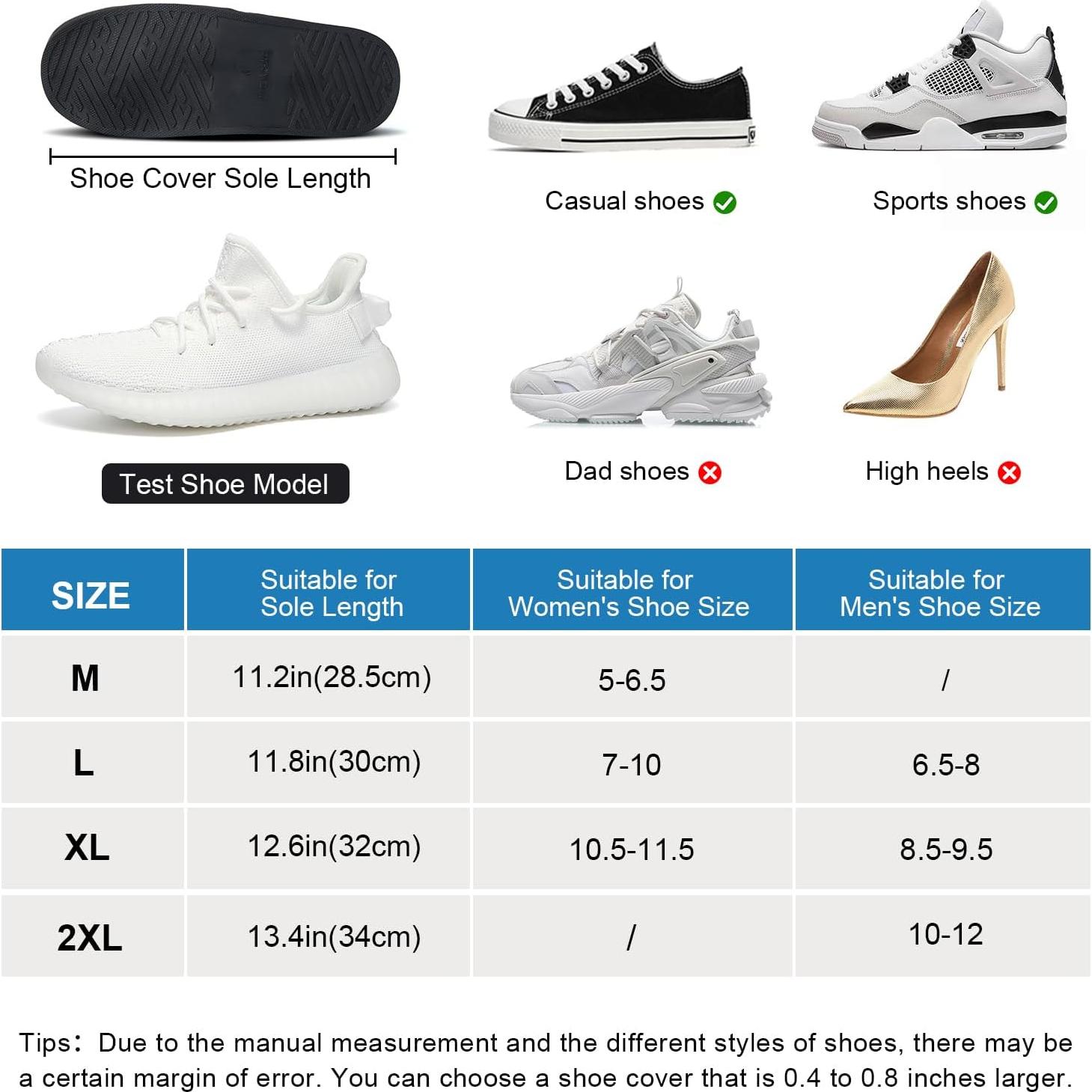 Cubierta de Zapato Impermeable IwIeIaIrI Grande Antideslizante