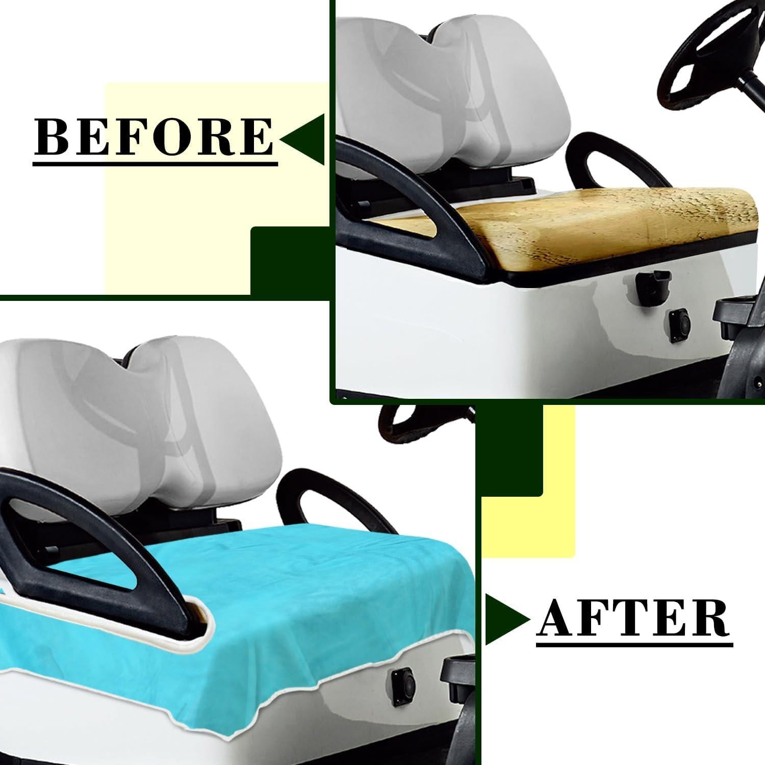 Fundas de Asiento para Carro de Golf YOKYHOM Azul 130x79cm