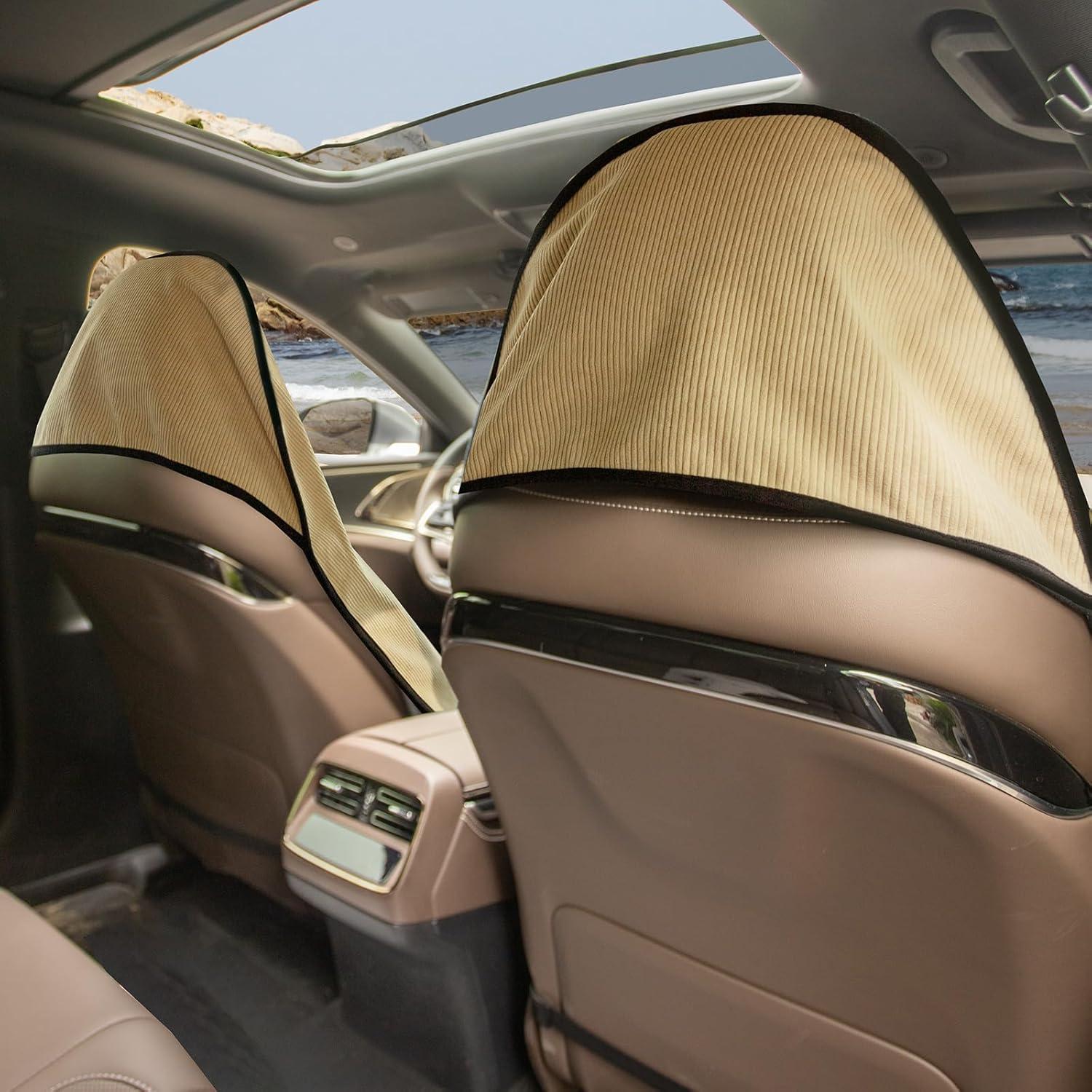 Almohadilla de Asiento de Coche Impermeable Leader Beige