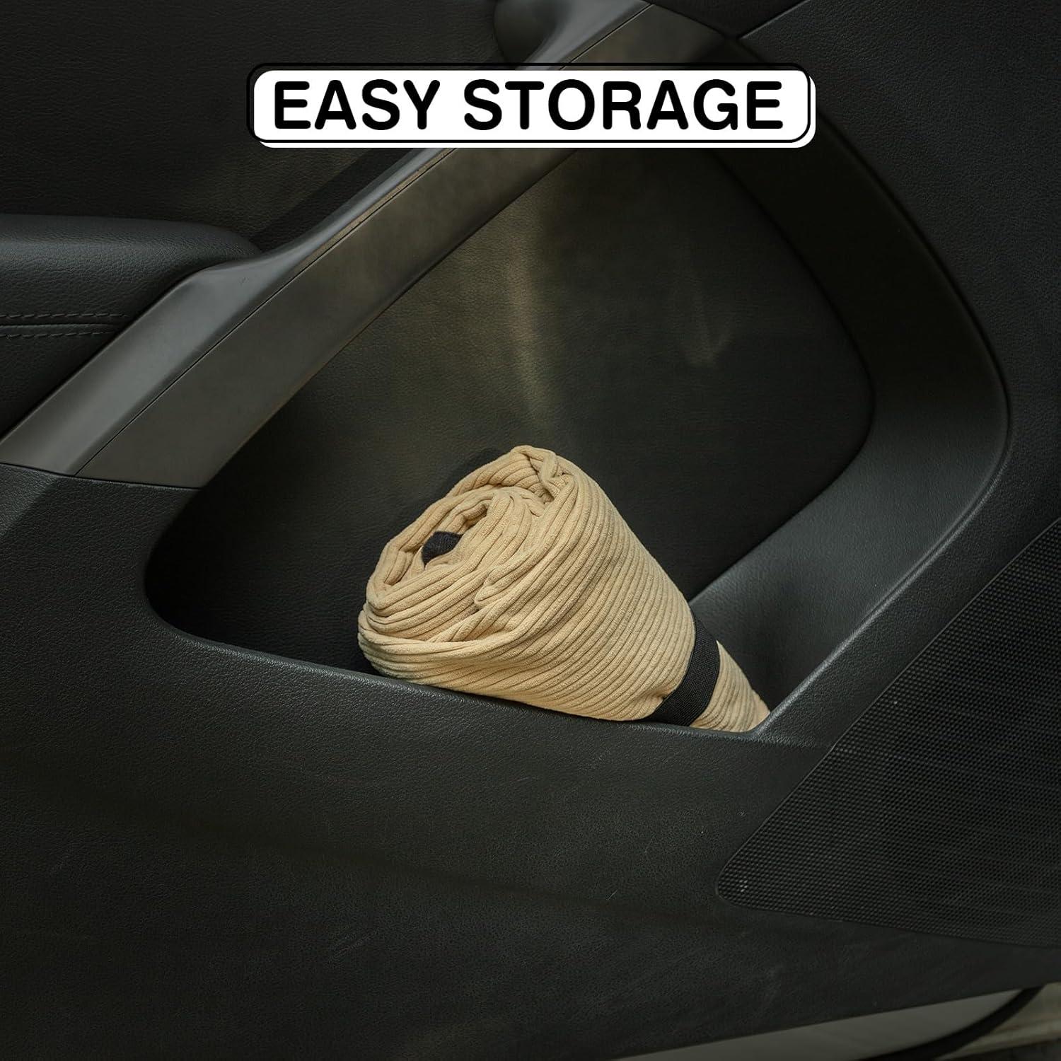 Almohadilla de Asiento de Coche Impermeable Leader Beige