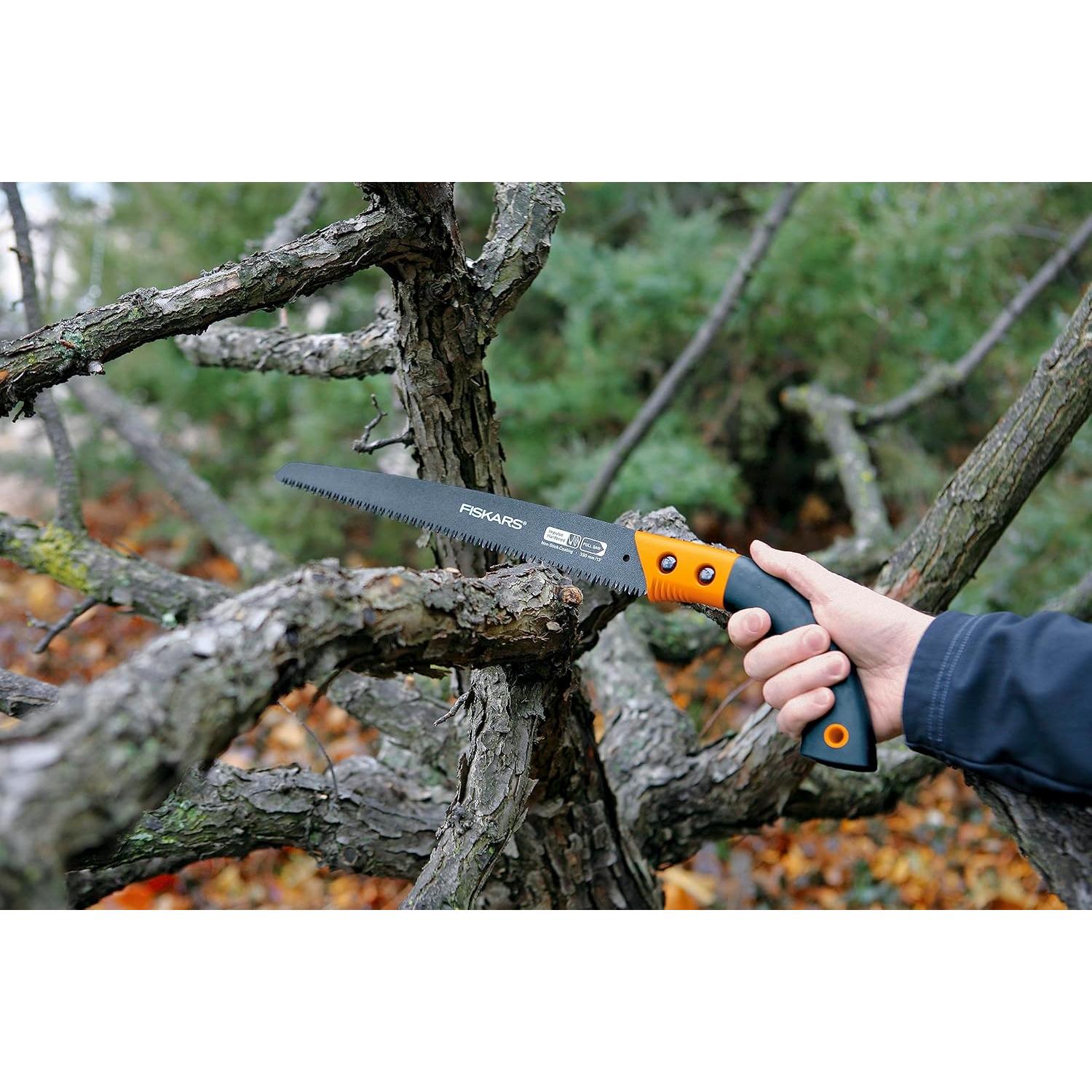 Sierra de Poda Fiskars 33 cm Mango Fijo Acero Duradero