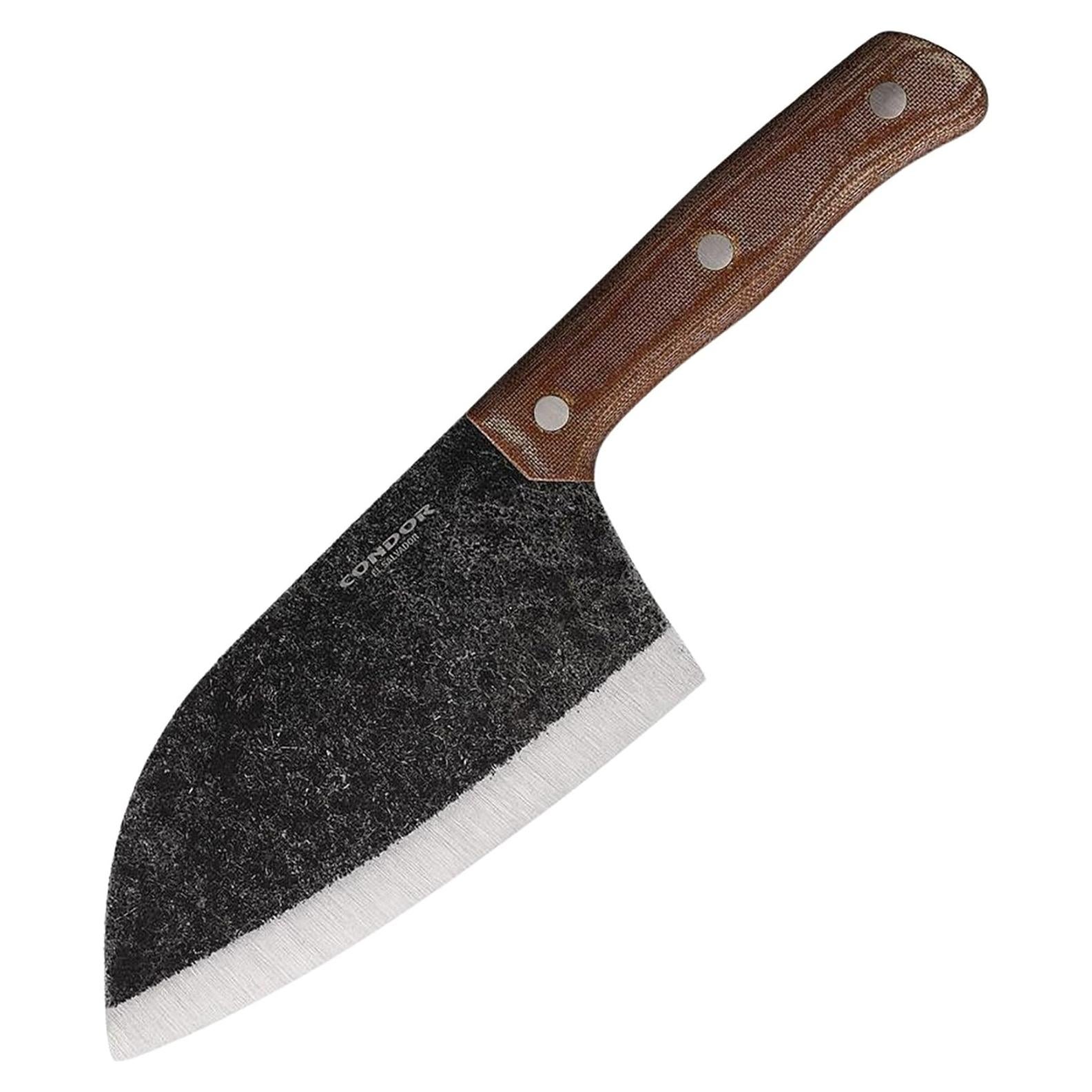 Cuchillo Cleaver Serbian Kuvar Condor 28.58cm Acero 1075HC