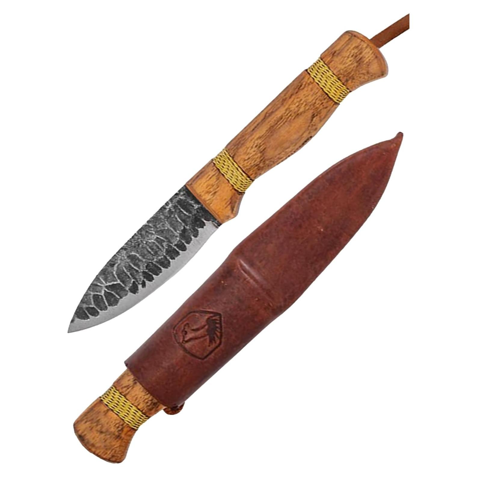 Cuchillo Fijo Condor Cavelore 10.9cm Acero Carbono Mango Nogal