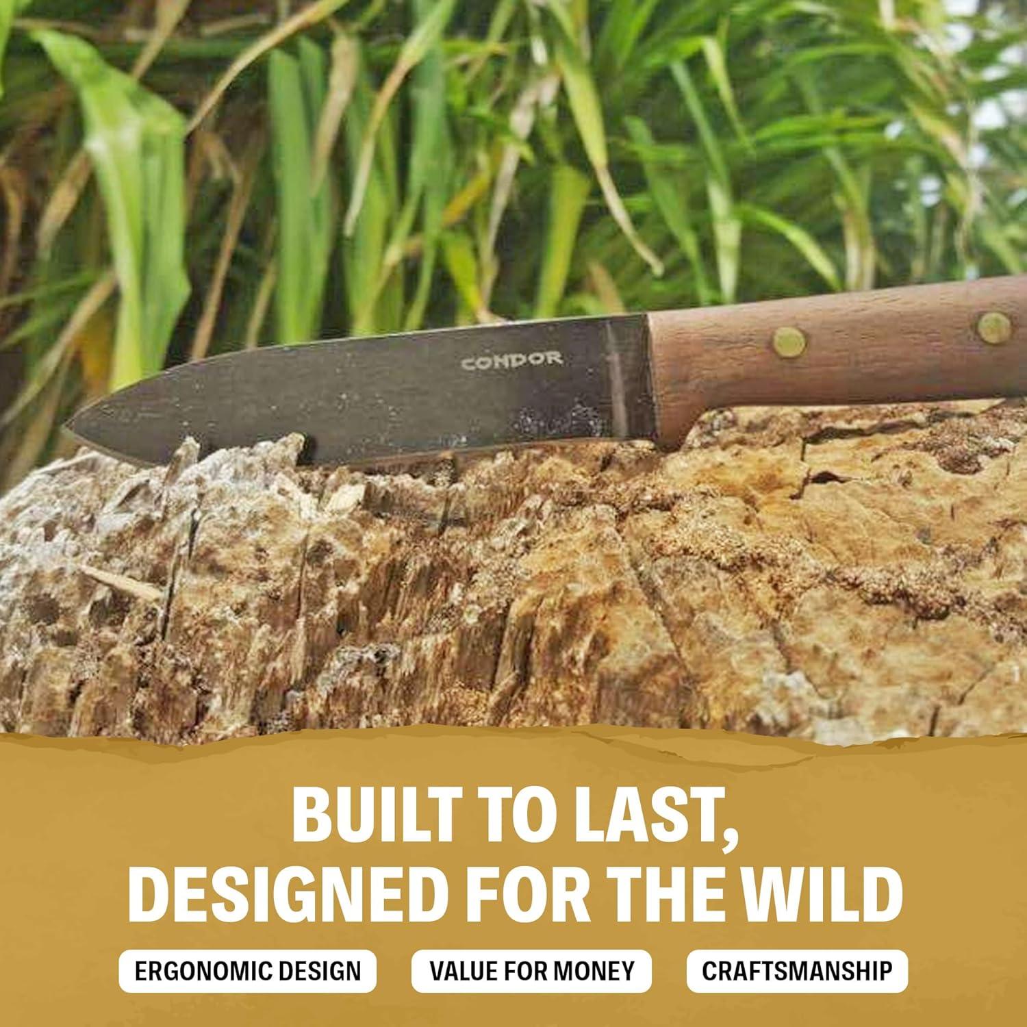 Cuchillo Kephart Condor 5.08 cm Acero Carbono con Funda