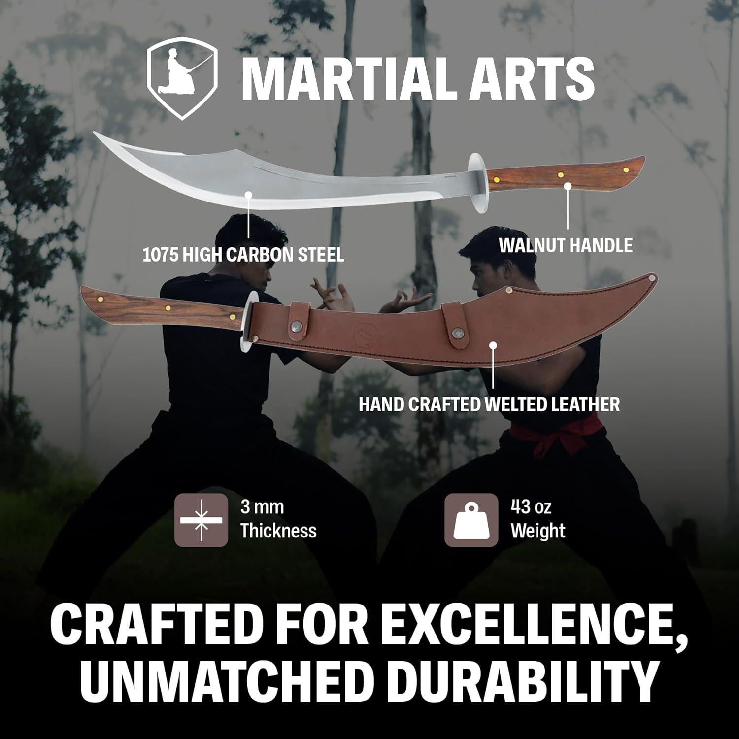 Espada Scimitar Condor CTK357-22HC - Acero al Carbono 55.88 cm