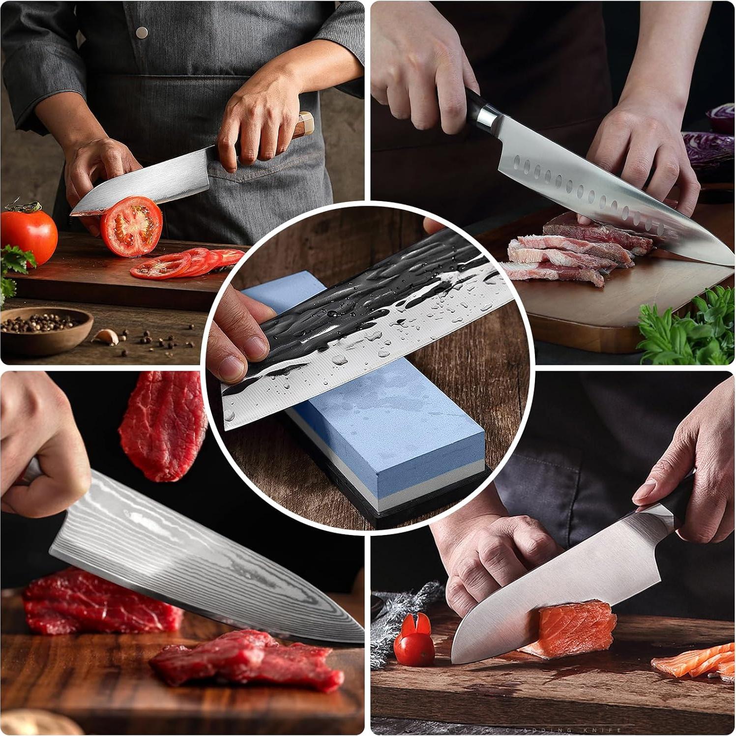 Kit de Afilado TOOLMAYS con Piedras Doble Grano 1000/6000