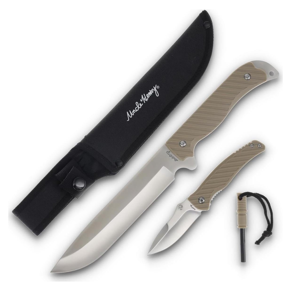 Juego de Machete y Cuchillo Plegable Uncle Henry 1207754