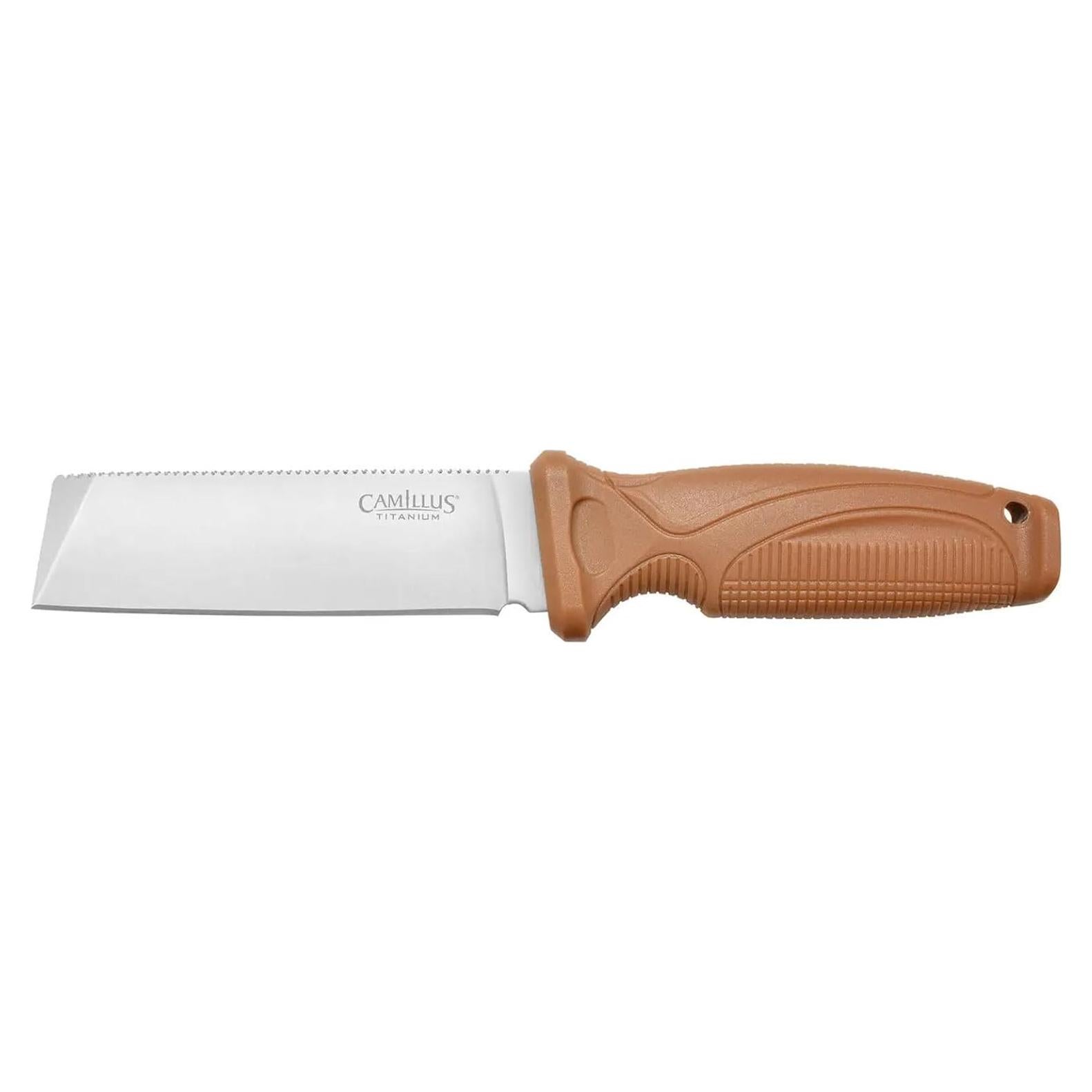 Cuchillo de Hoja Fija Camillus Swedge 21.6 cm Marrón Acero Inoxidable