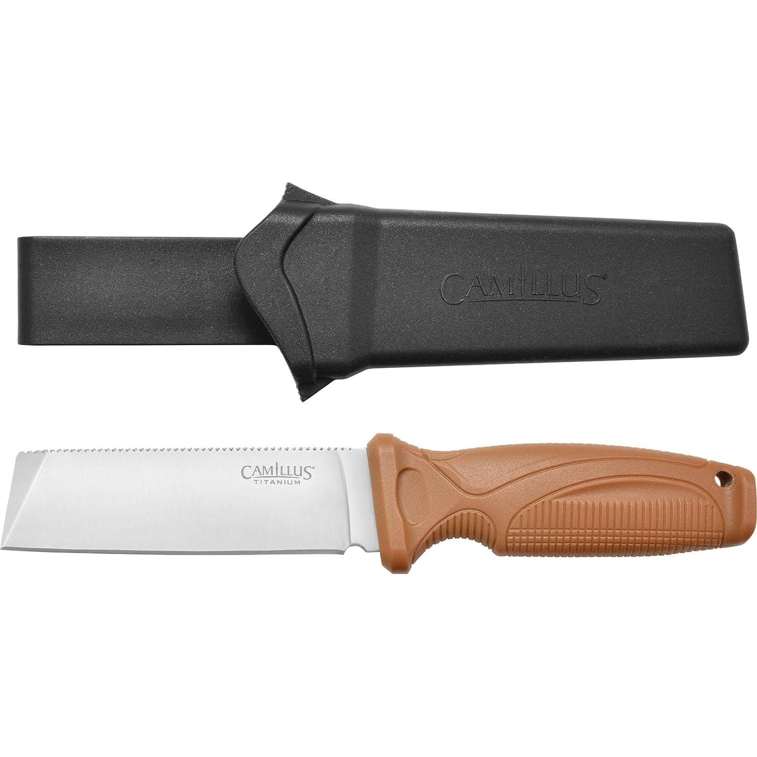 Cuchillo de Hoja Fija Camillus Swedge 21.6 cm Marrón Acero Inoxidable