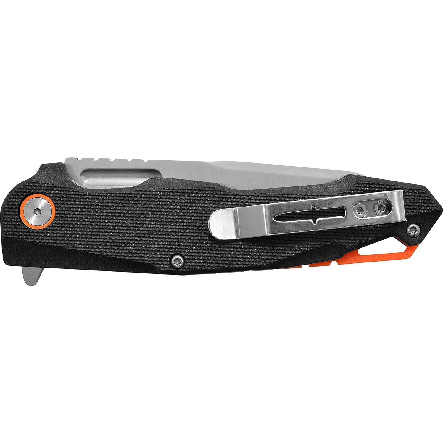 Cuchillo Plegable Camillus Regent 21 cm Acero Inoxidable Negro