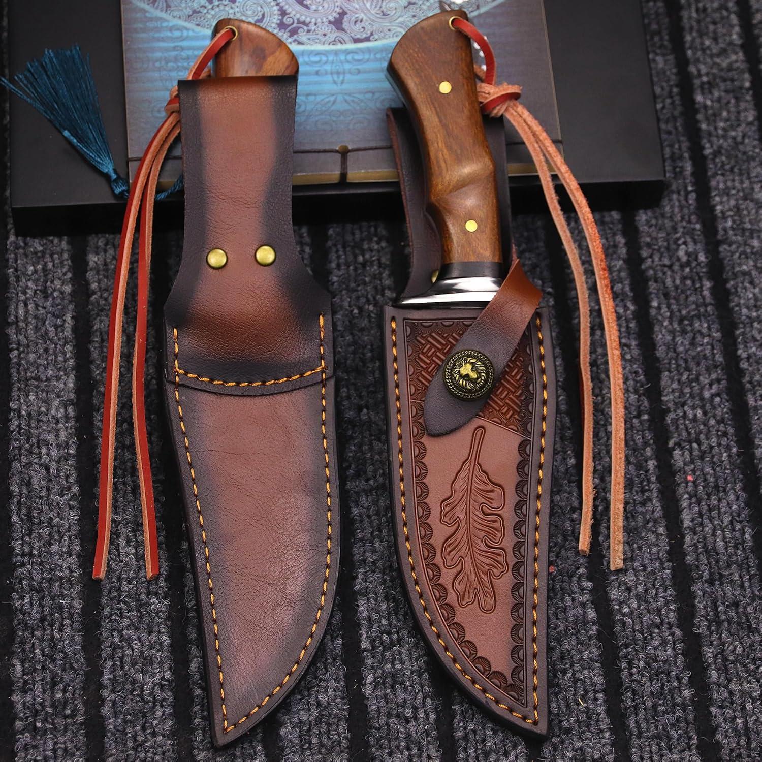 Cuchillo de Caza WPKOPYA WK01A Acero 440C 26.5 cm + Funda