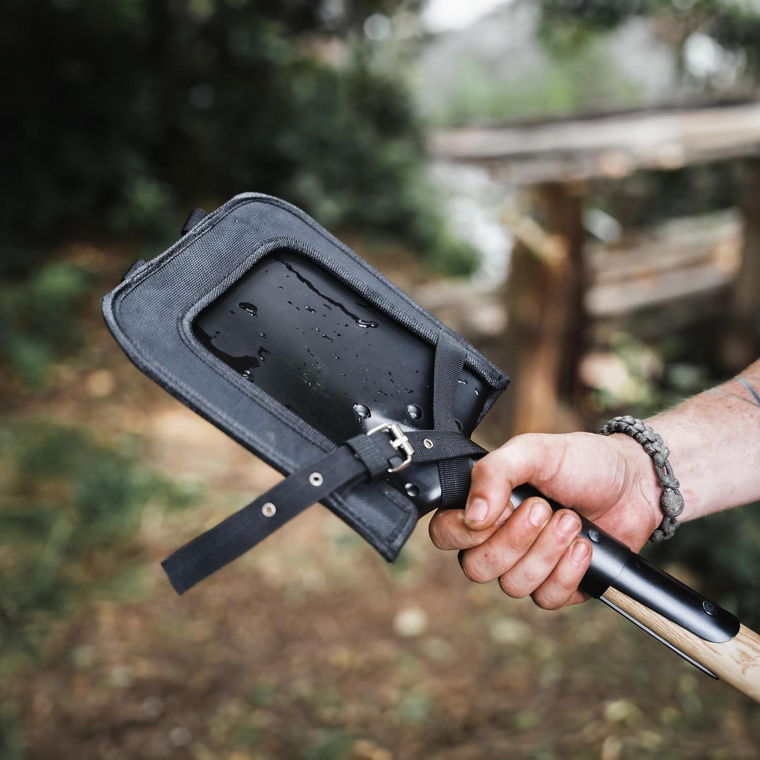 Pala de Campo Boker Plus M1874 - Mango de Madera, 53 cm