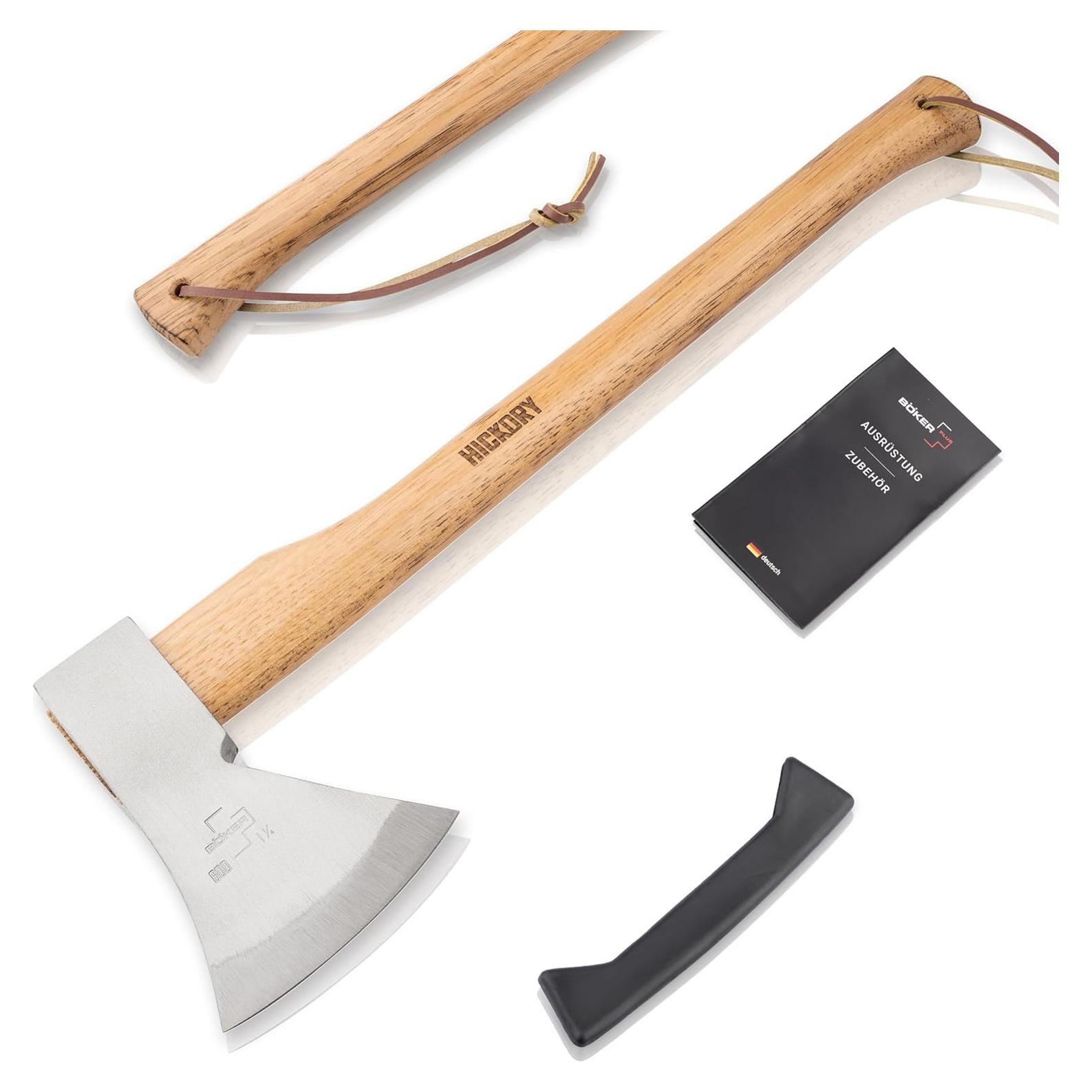 Hacha Profesional BÖKER PLUS 600g de Acero al Carbono