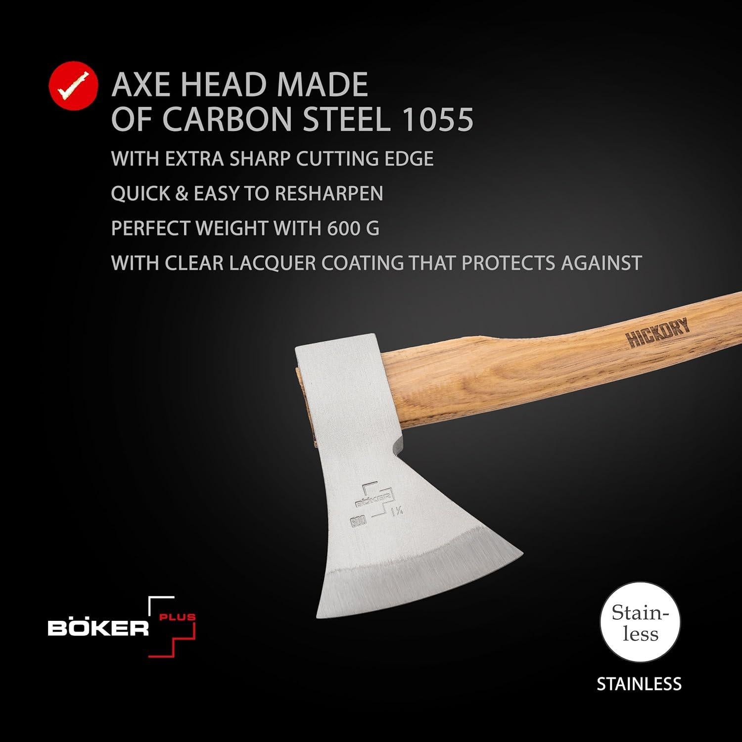 Hacha Pequeña BÖKER PLUS Appalachian 35.5 cm Acero Carbono