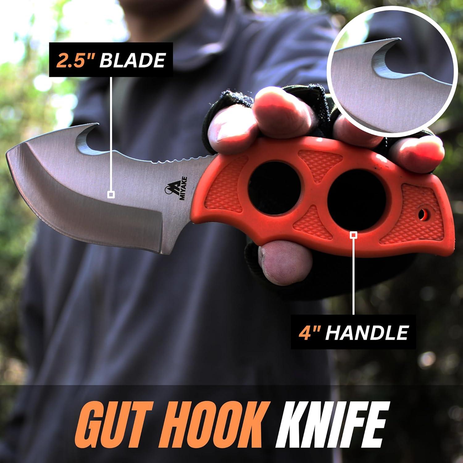 Set de Cuchillos de Caza Miyake 9PC - Procesamiento de Juego