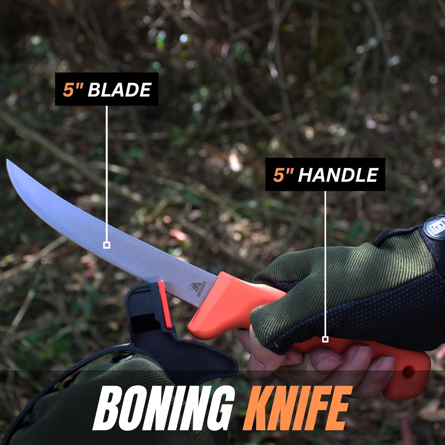 Set de Cuchillos de Caza Miyake 9PC - Procesamiento de Juego