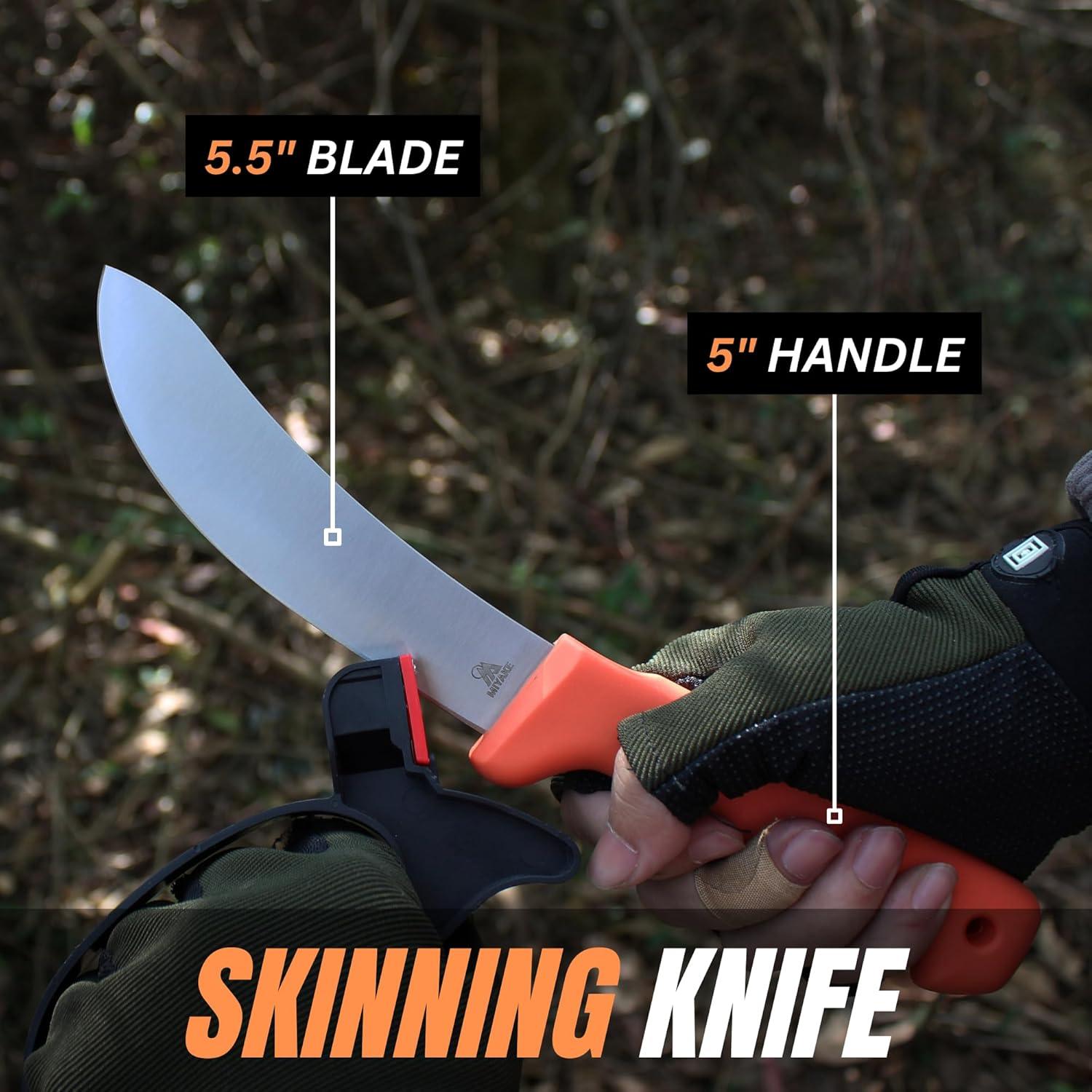 Set de Cuchillos de Caza Miyake 9PC - Procesamiento de Juego