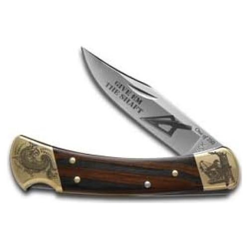 Cuchillo Plegable Buck 110 Cazador Madera Ébano 9.5 cm