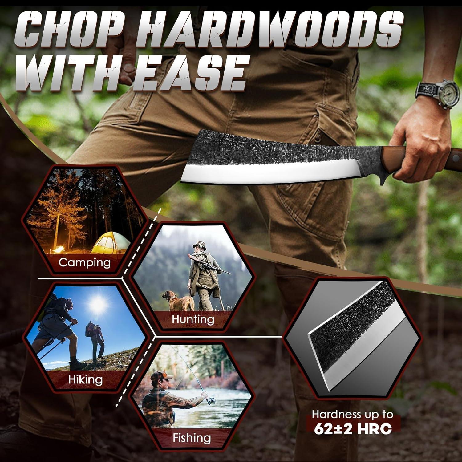 Machete Freelander de Acero Alto Carbono 23.88 cm con Funda