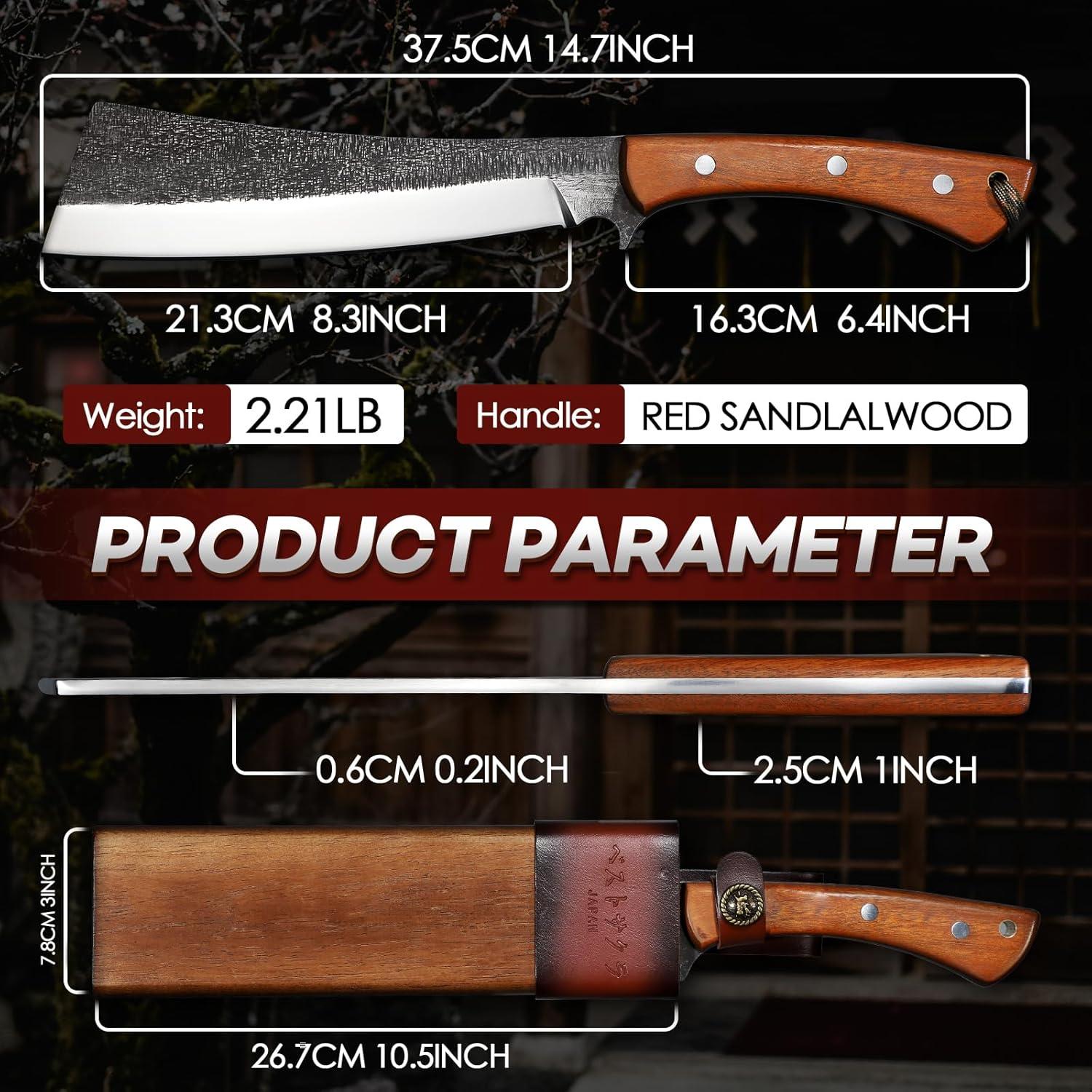 Machete Freelander de Acero Alto Carbono 23.88 cm con Funda