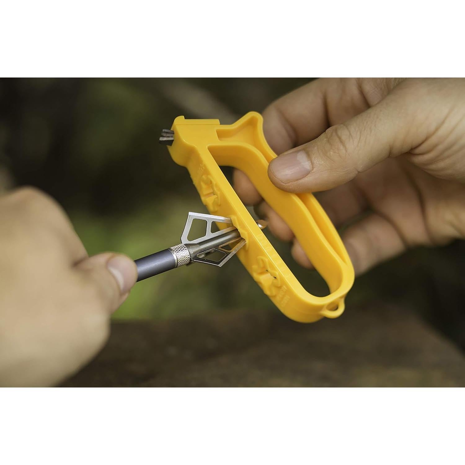 Afiladora de Puntas de Flecha Smith's - Camo - Ligera y Duradera