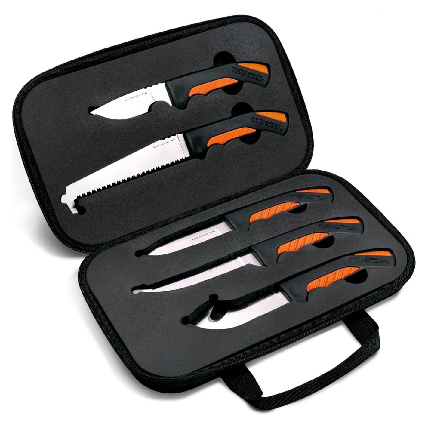 Kit de Cuchillos Fijos Cold Steel 5 - Acero Inoxidable 4116
