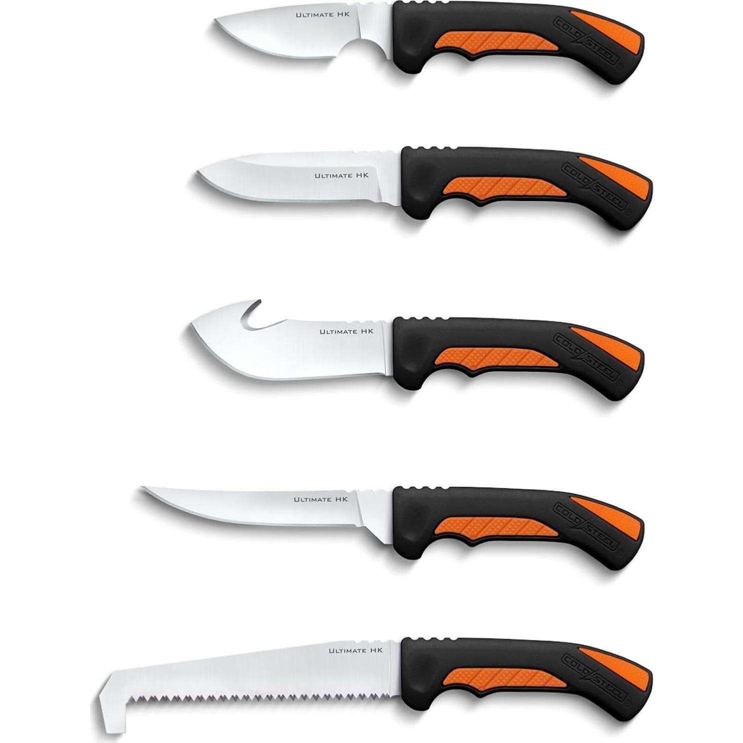 Kit de Cuchillos Fijos Cold Steel 5 - Acero Inoxidable 4116