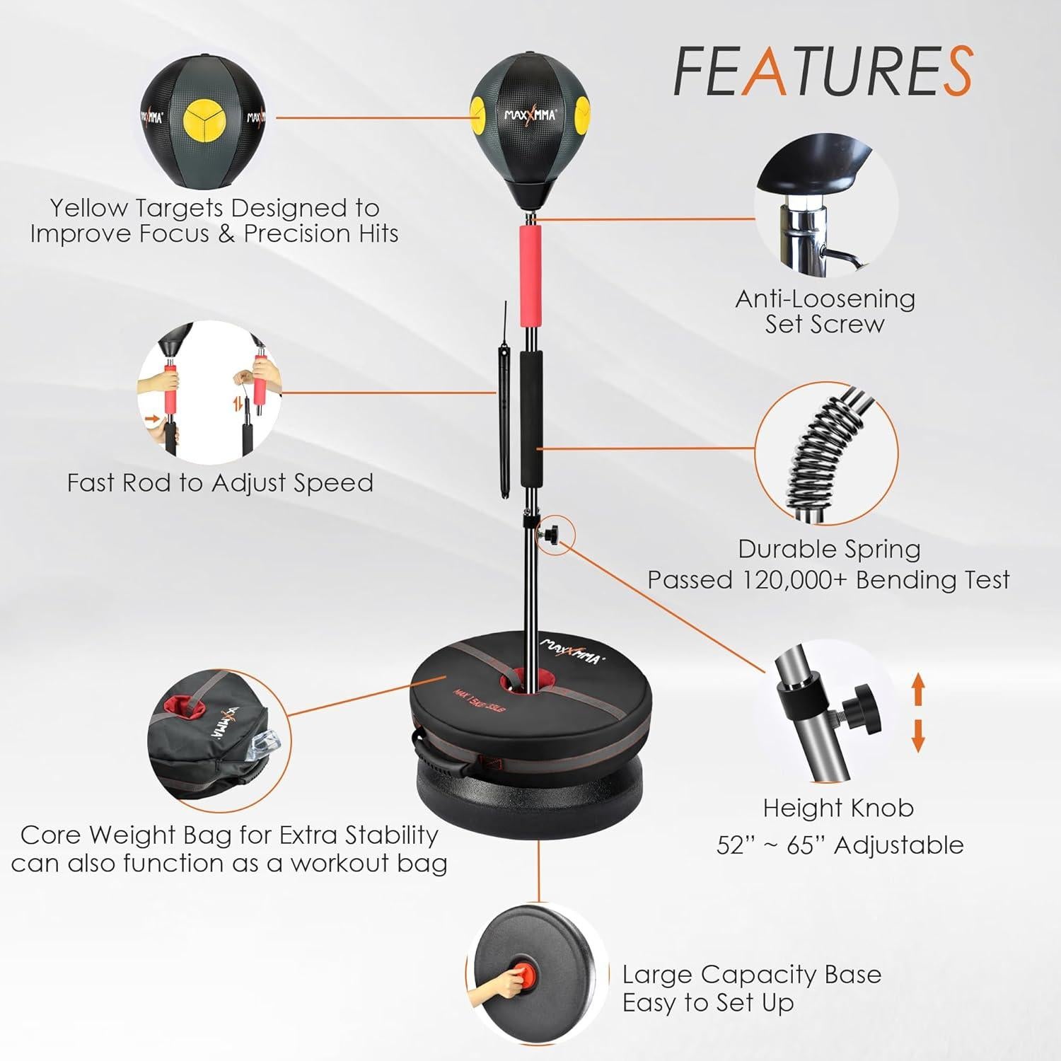 Kit de Bolsa de Reflexión Avanzado MaxxMMA 2.0 - Boxeo