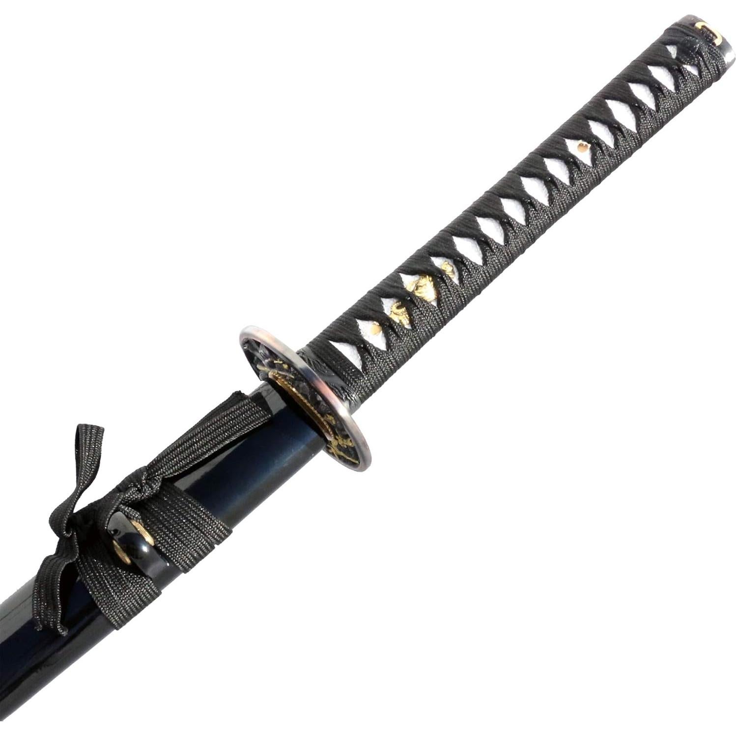 Katana Samurai Hecha a Mano Vulcan Gear 71.1 cm con Soporte