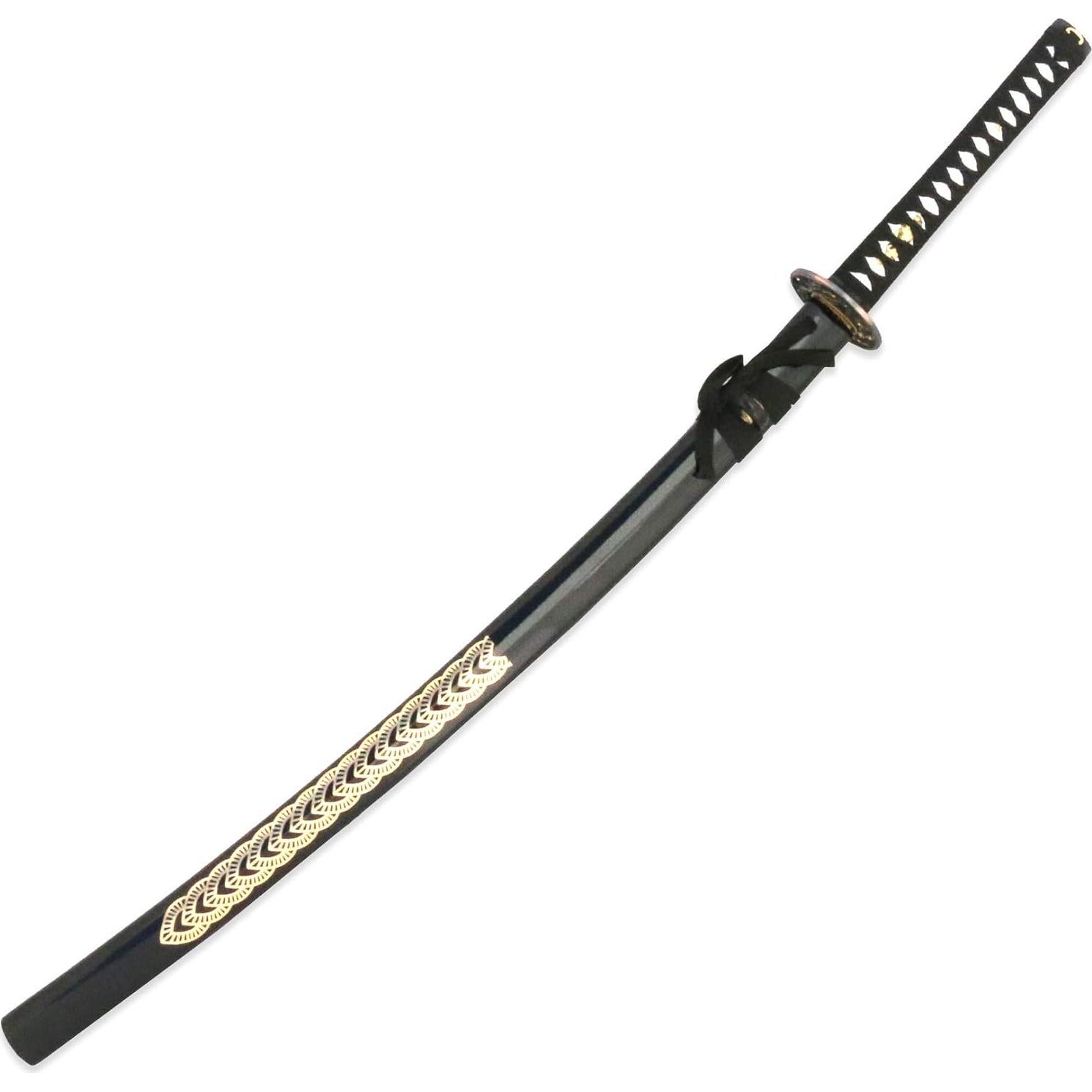 Katana Samurai Hecha a Mano Vulcan Gear 71.1 cm con Soporte