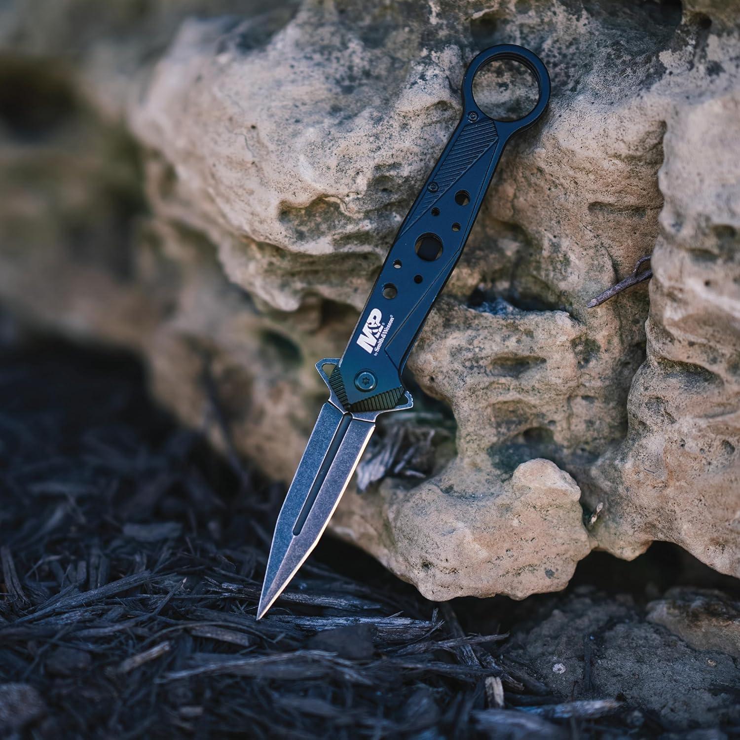 Cuchillo Plegable Smith & Wesson M&P Punta de Lanza 22.2 cm