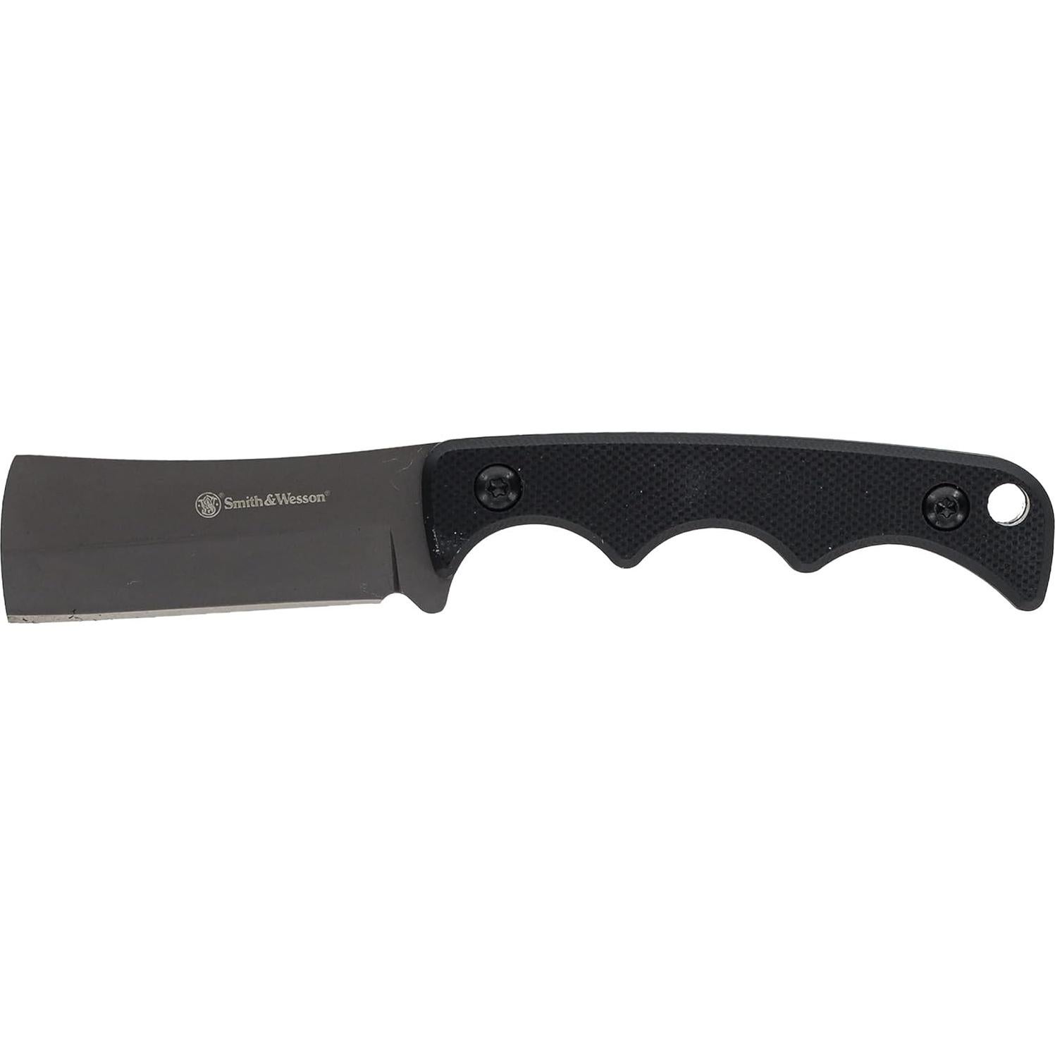 Cuchillo de Cuello H.R.T Cleaver Smith & Wesson 14 cm Negro