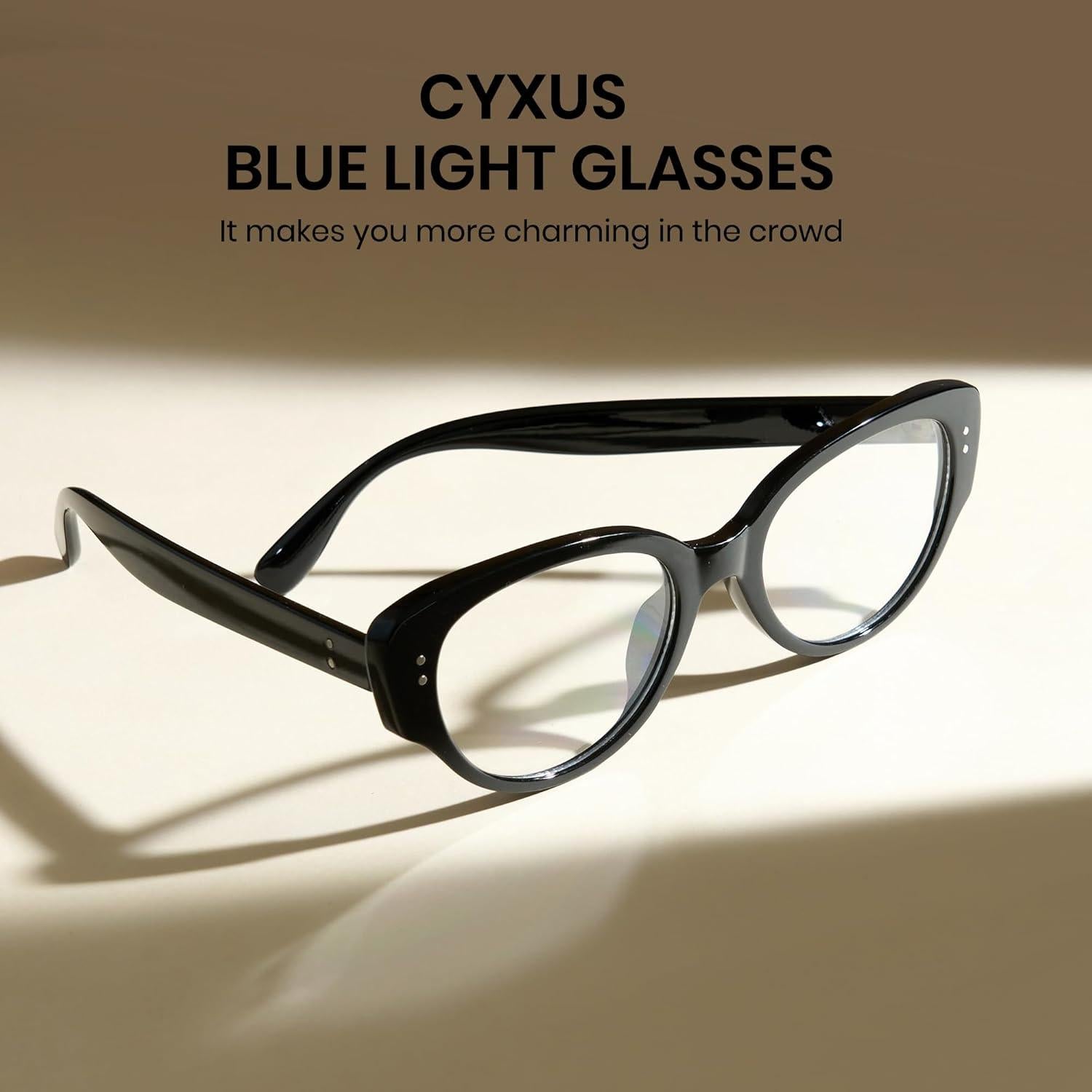 Gafas de luz azul Cat Eye Cyxus para mujeres - Protección UV