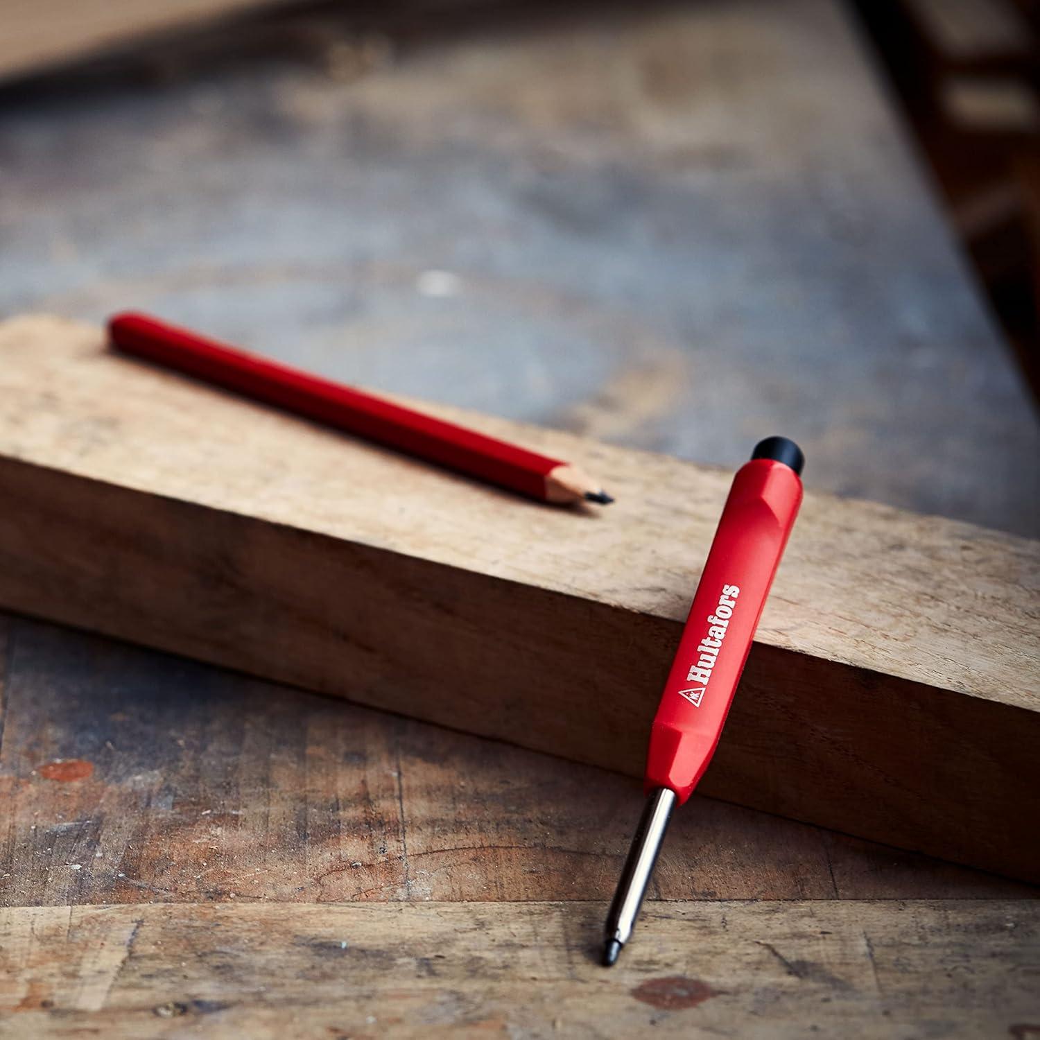 Marcador Seco Hultafors 650100 con Afilador Ergonómico