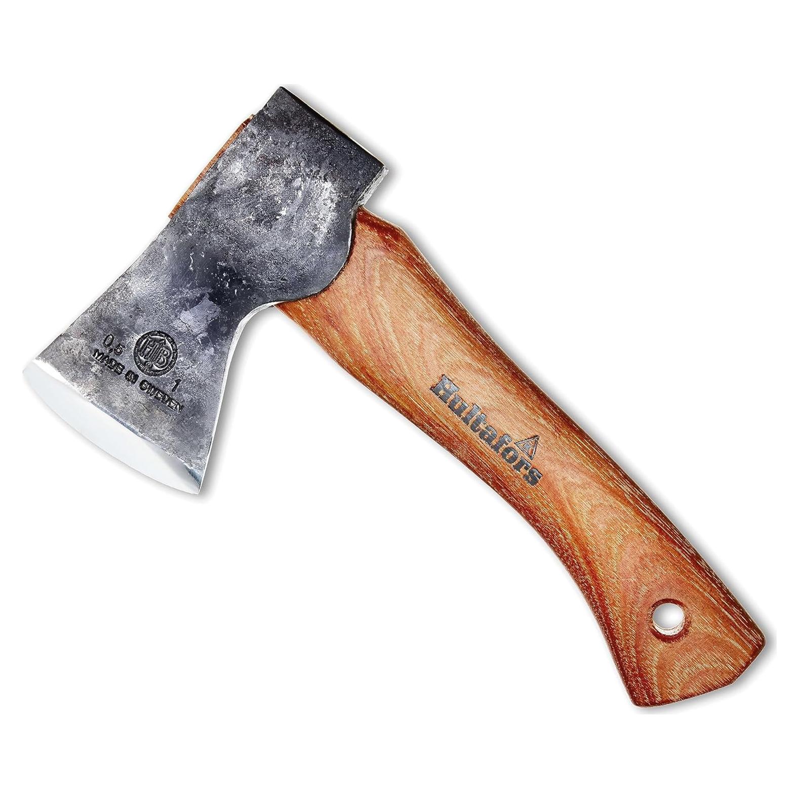 Hacha Mini de Escalada Hultafors 75mm con Funda de Cuero